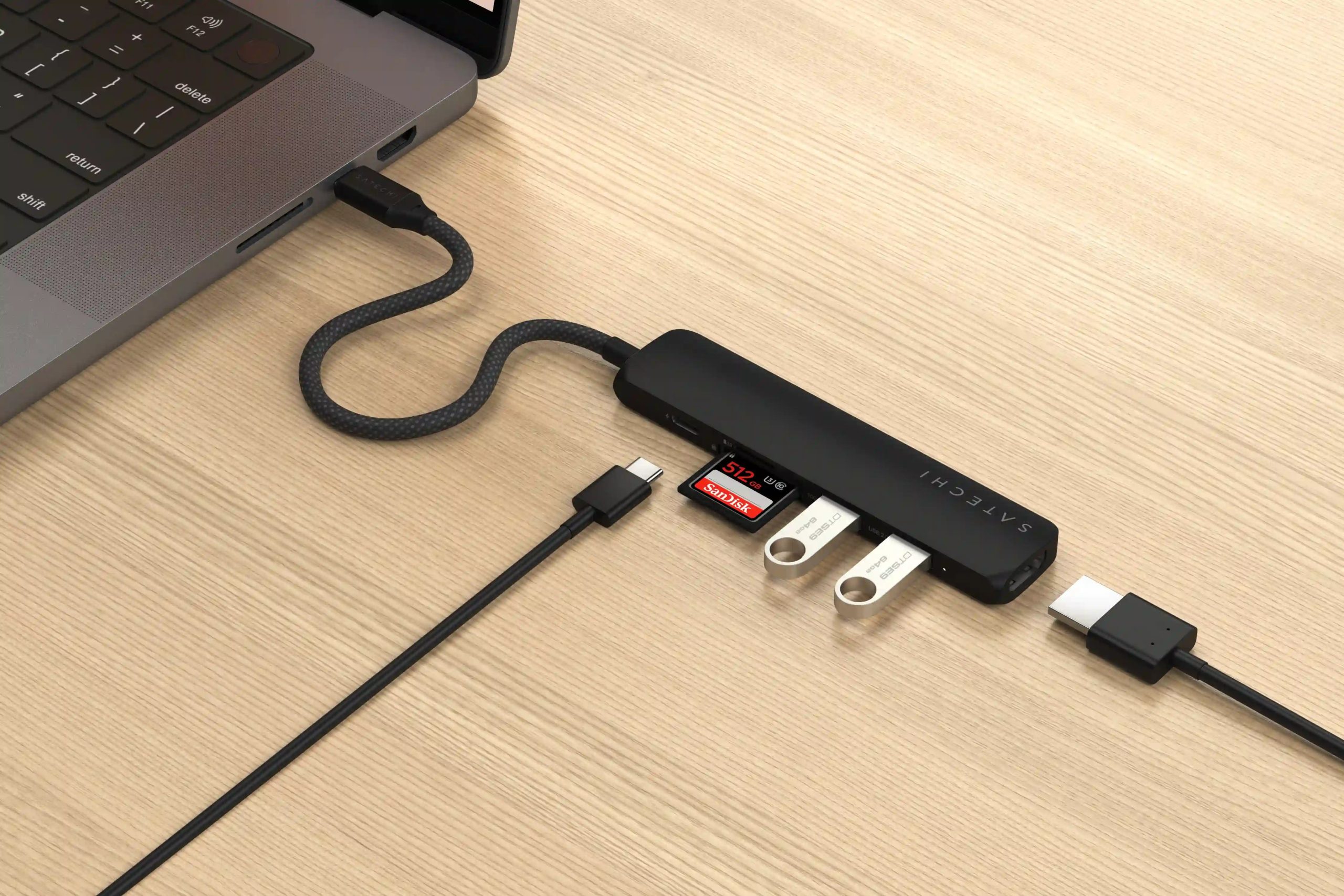 6-in-1 USB-C Slim Multiport Adapter - Image 14