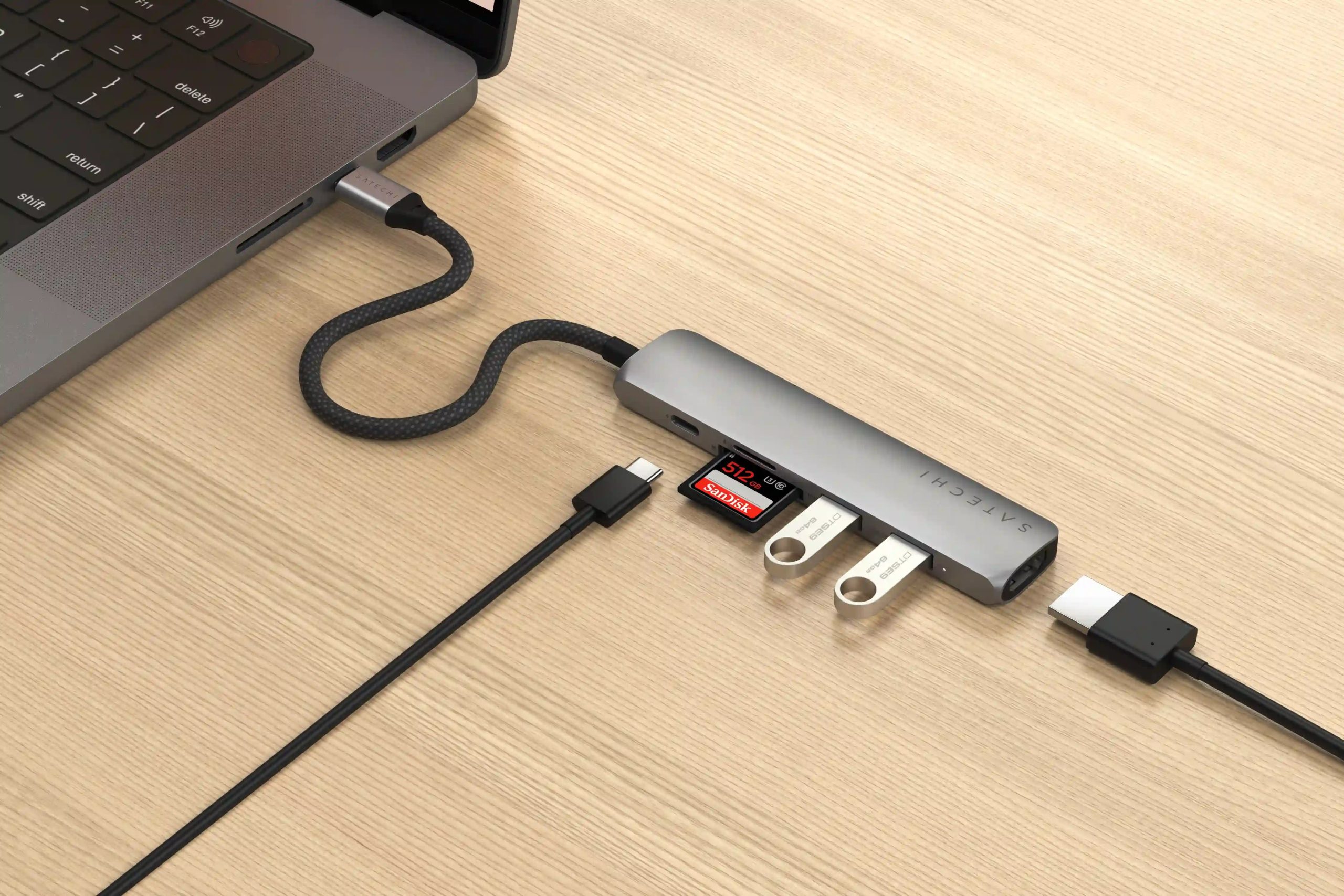6-in-1 USB-C Slim Multiport Adapter - Image 4