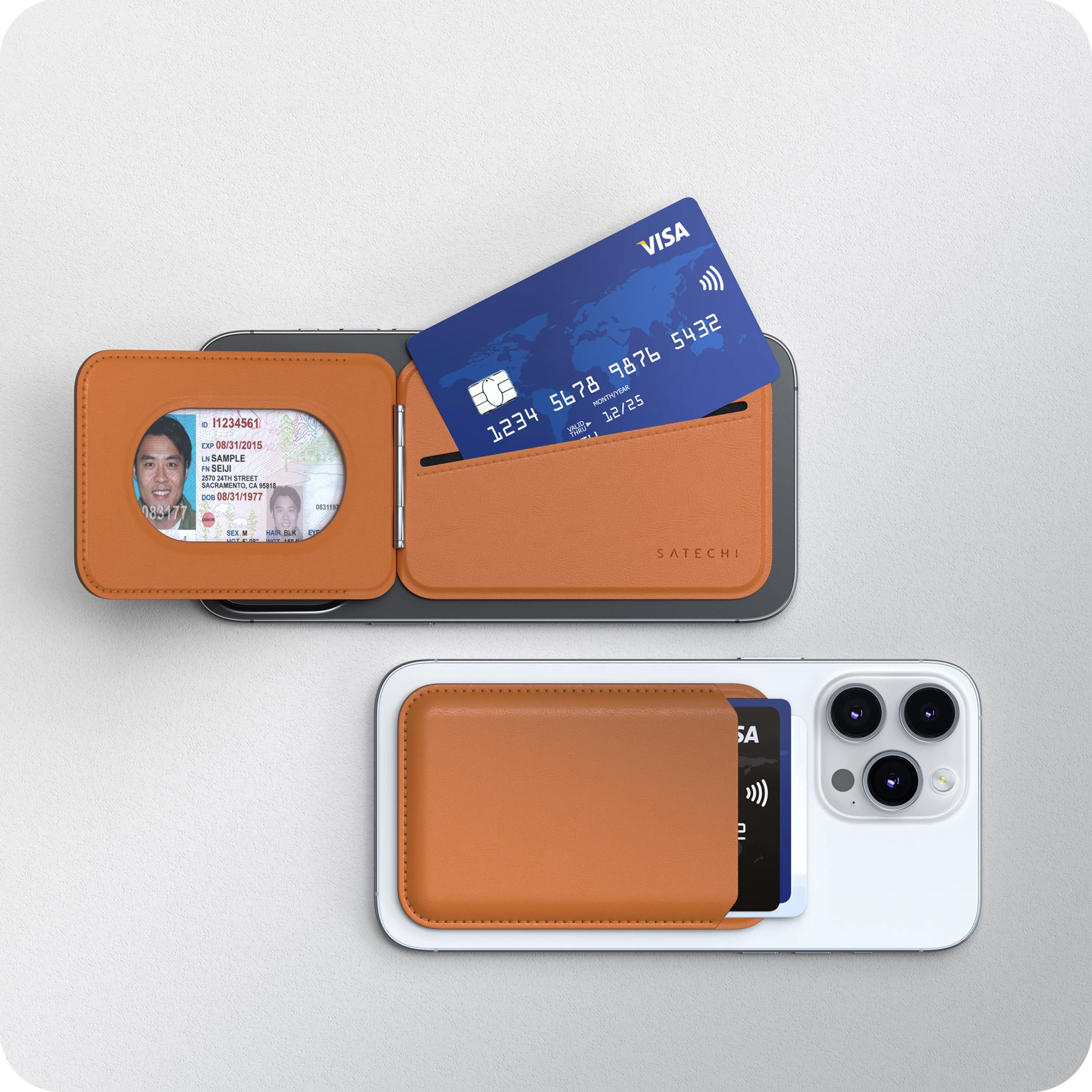 Vegan-Leather Magnetic Wallet Stand - Image 27