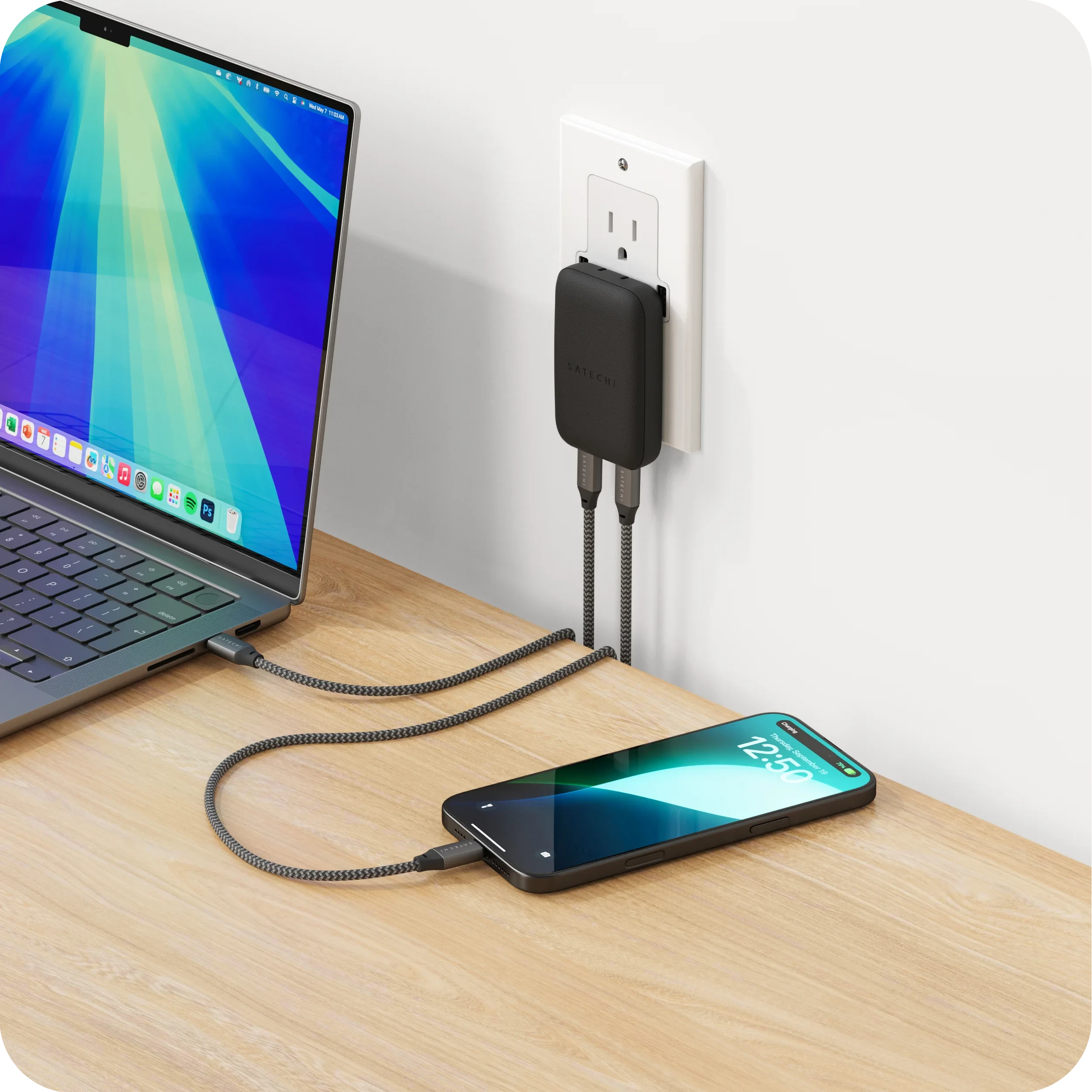 OntheGo 67W Slim Wall Charger - Image 2