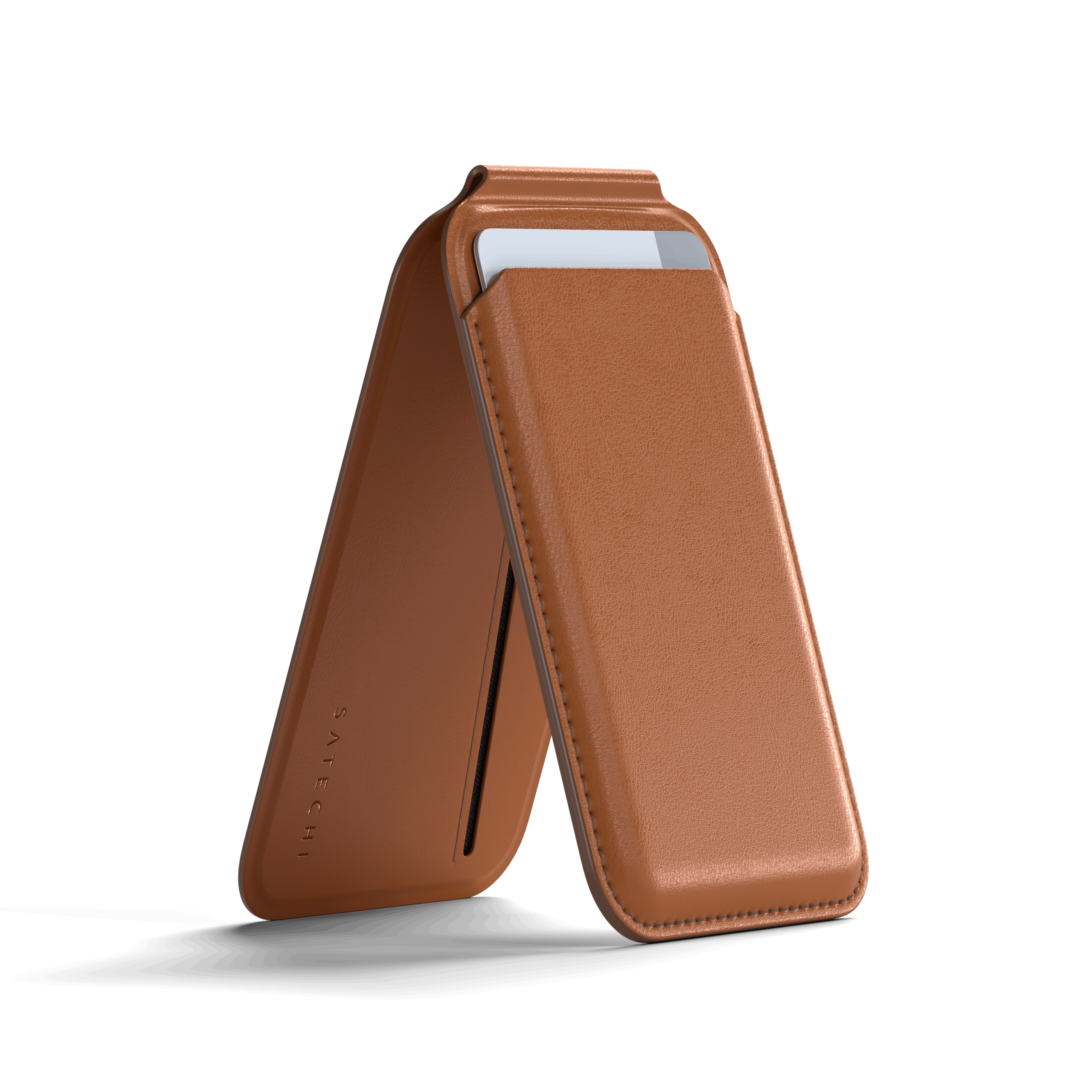 Vegan-Leather Magnetic Wallet Stand - Image 8